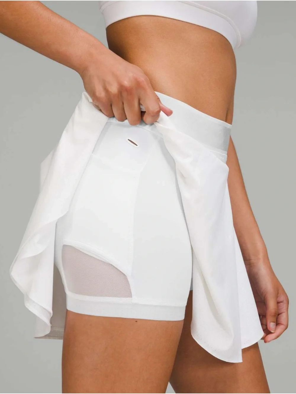 lululemon athletica White Layered Athletic Skort